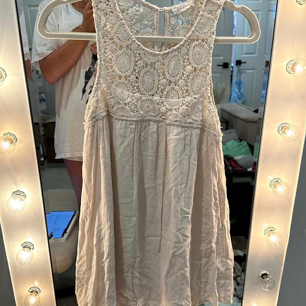 Cream dress